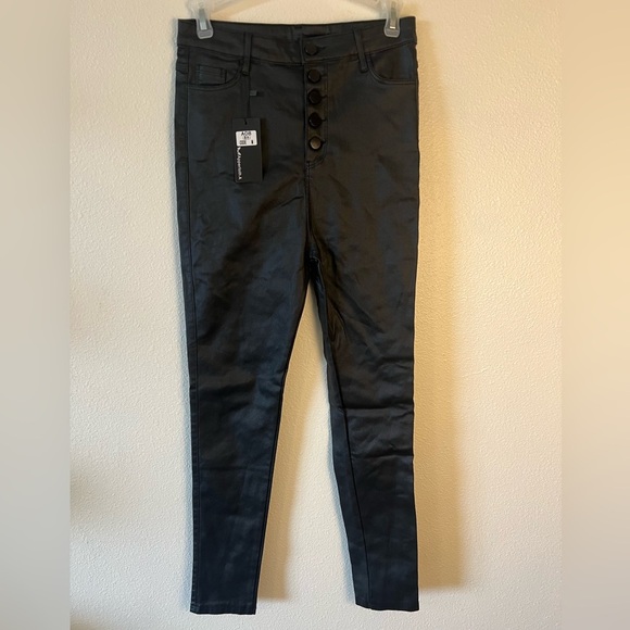 Black leather pants - Picture 1 of 3